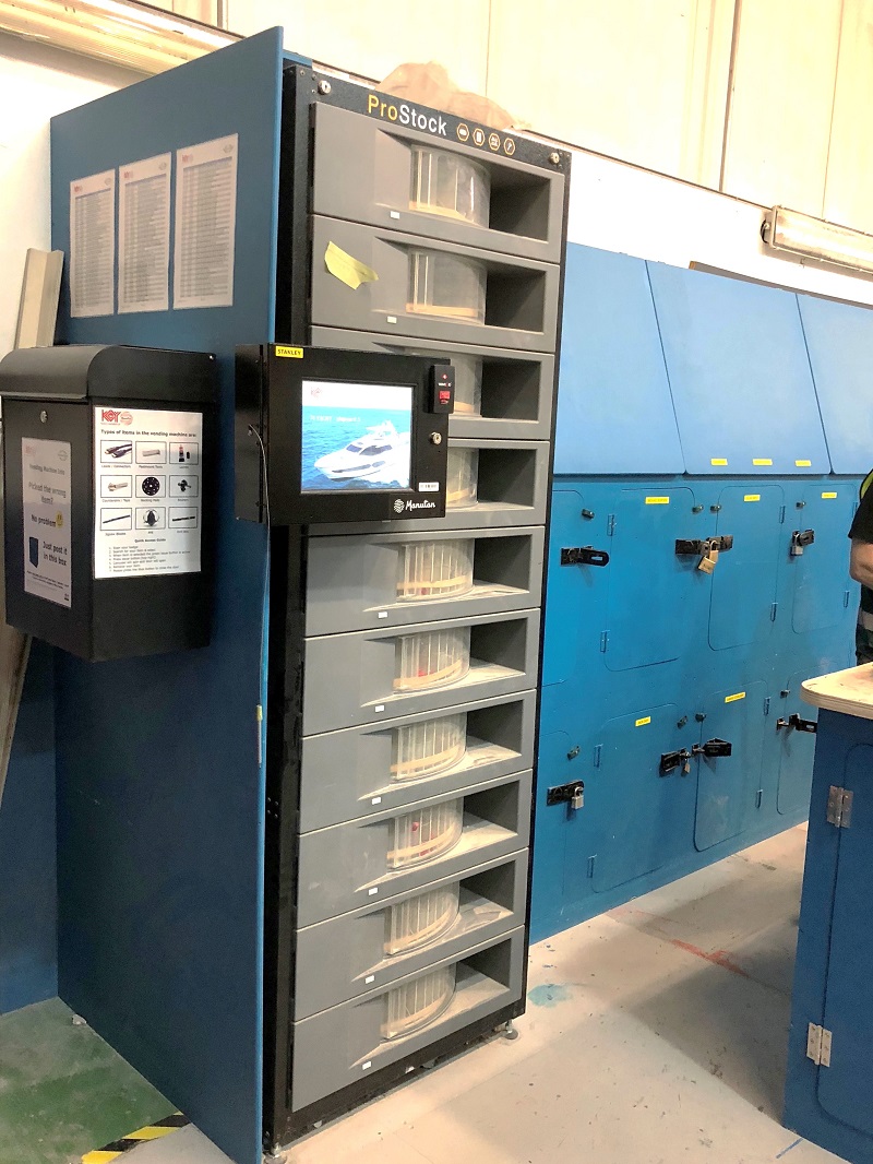 Vending machine Picture of a vending machine.